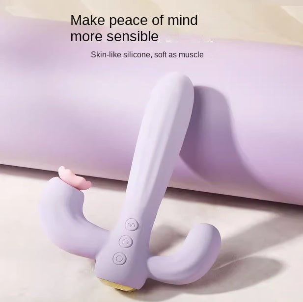 Adult sex toy female clitoral orgasm masturbation artifact inserted suck toy vibrator female