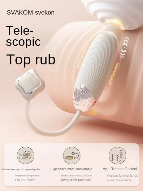 Retractable jump egg sex toys wear out remote control into the body toy female strong shock female second tide jump