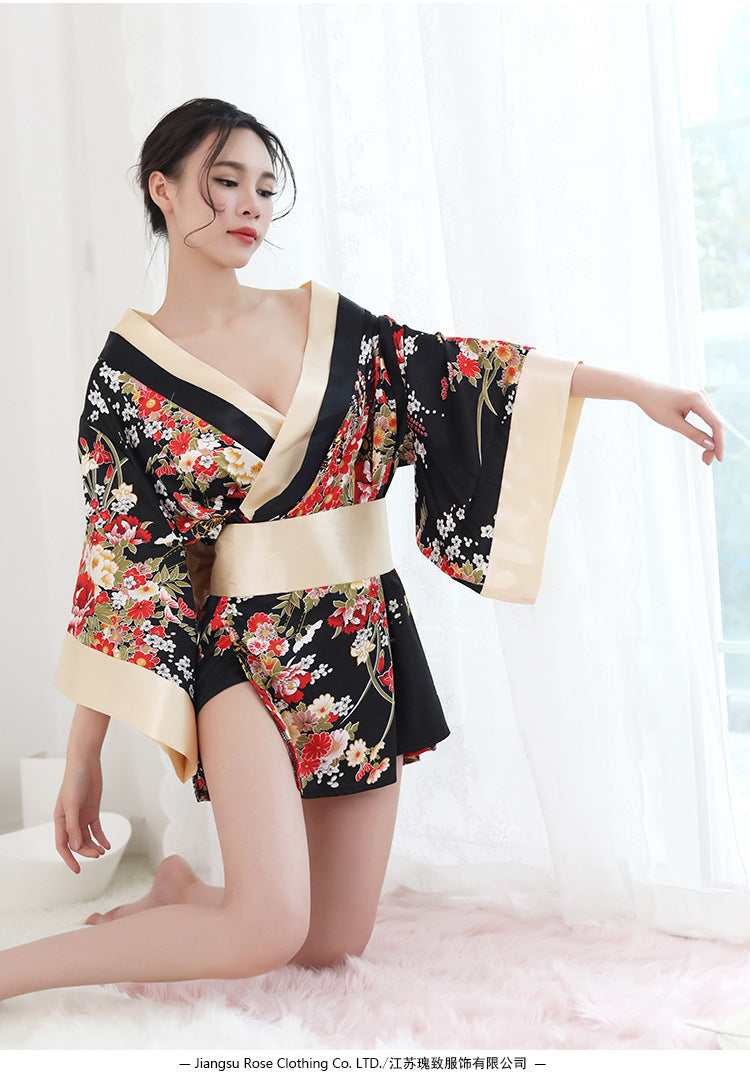 LACE SEXY KIMONO LINGERIE B060